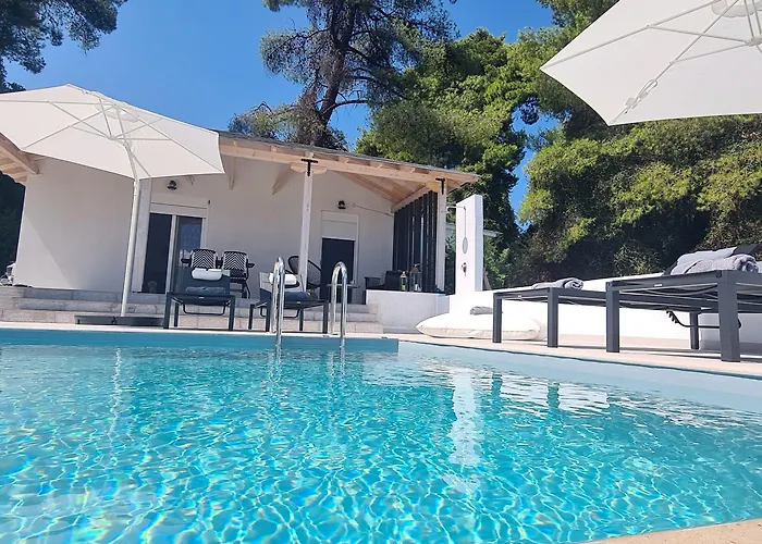 ヴィラ Anna Maria Private Pool & Sea View 5 Bedrooms クリオピギ