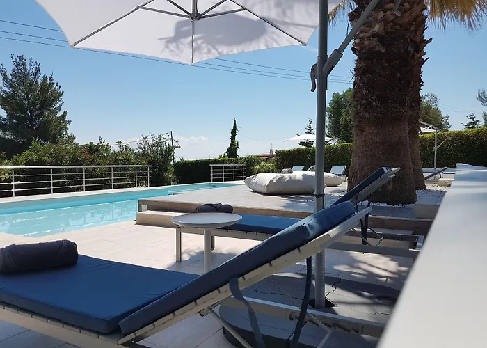 Anna Maria Private Pool & Sea View 5 Bedrooms Villa Kriopigi